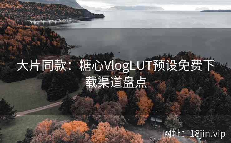 大片同款：糖心VlogLUT预设免费下载渠道盘点